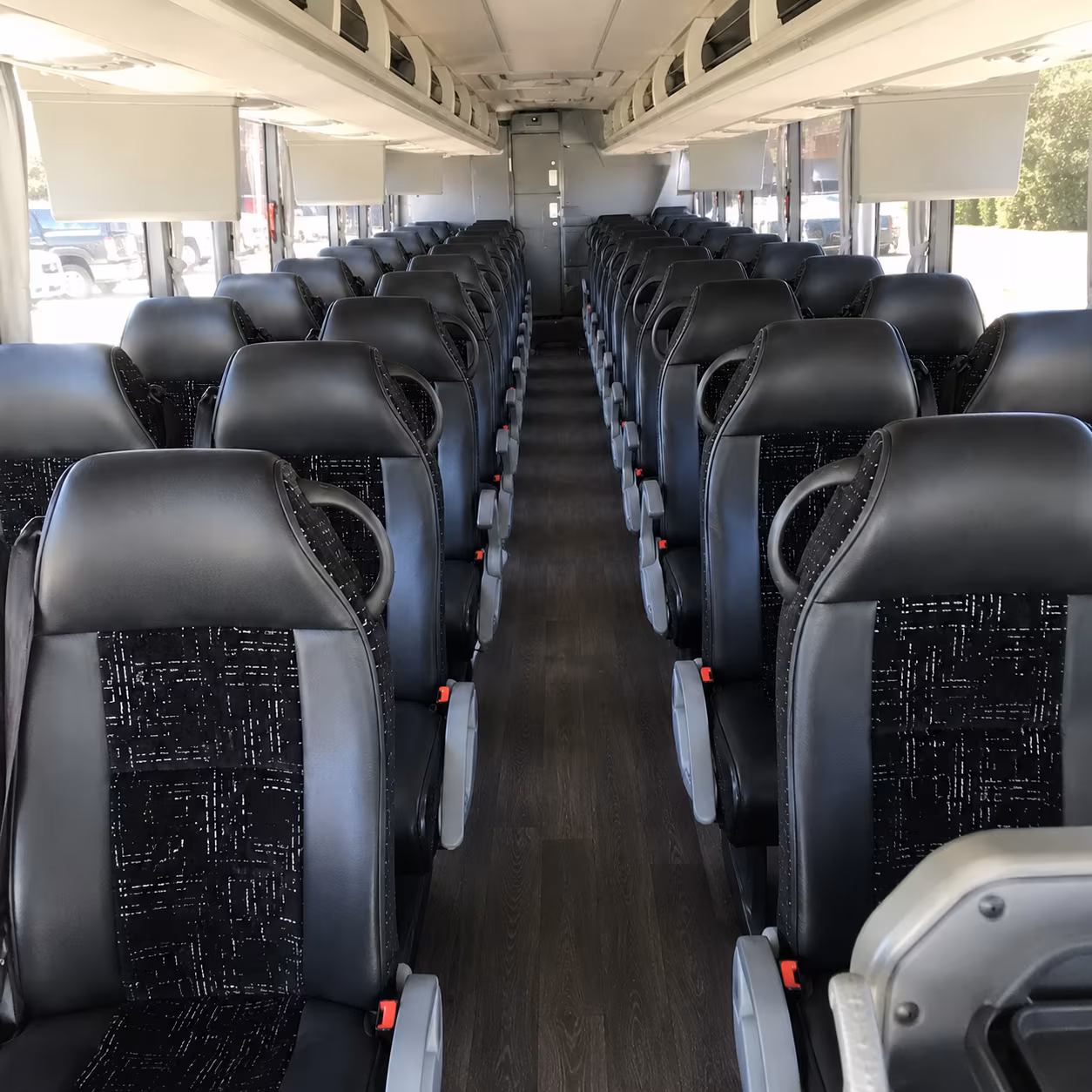 jacksonville charter bus interior
