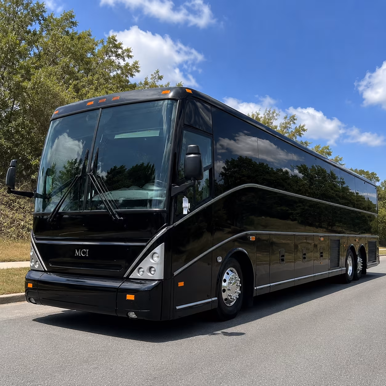 jacksonville charter bus services exterior