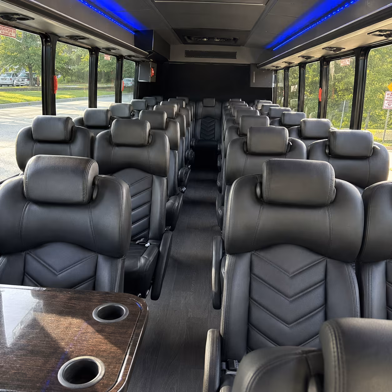 jacksonville private event transportation onboard seating